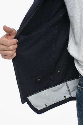 THE METROPOLIS SERIES Nylon Lined Hoodie with Front Zip