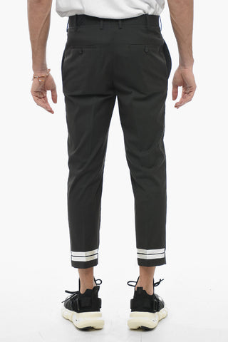Pantaloni Slim Fit DOUBLE STRIPE con Polsini