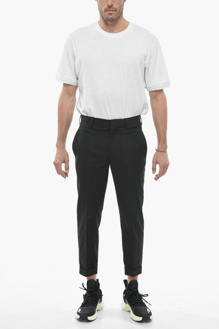 Pantaloni Slim Fit DOUBLE STRIPE con Polsini