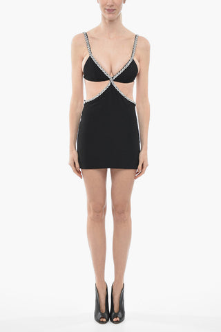 Minidress Cut-out SHARLENE con Dettagli Gioiello