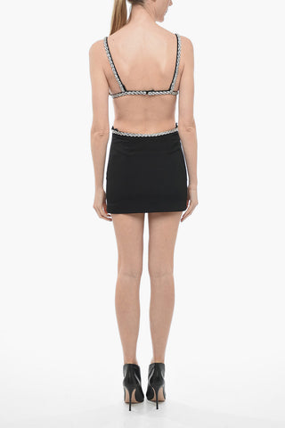 Minidress Cut-out SHARLENE con Dettagli Gioiello