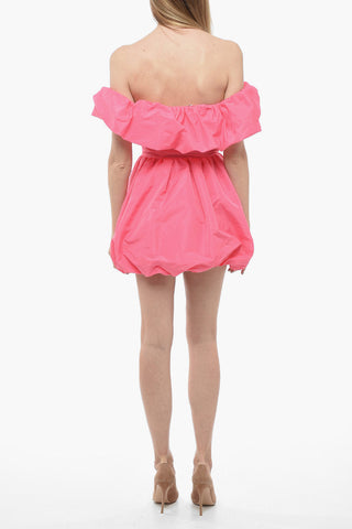 Off-Shoulder Balloon Minidress