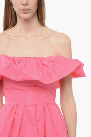 Off-Shoulder Balloon Minidress