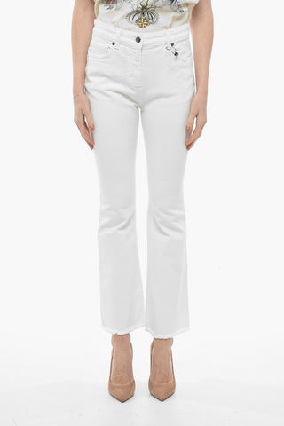 Bootcut Denims with Paisley Embroidery 24cm