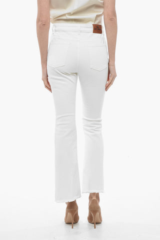 Bootcut Denims with Paisley Embroidery 24cm