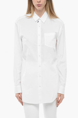 Cotton ELISABETH Oversized Shirt with Print