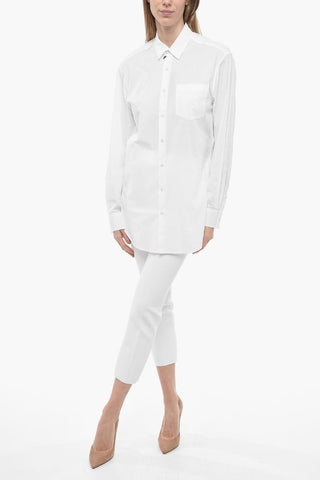 Cotton ELISABETH Oversized Shirt with Print