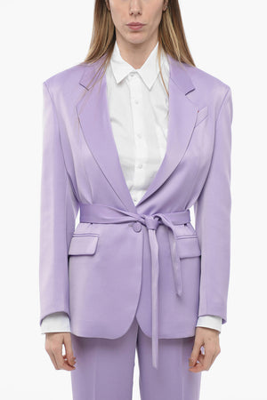 Satin Blazer THE LOVER with Belt