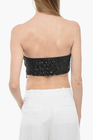 Sequined Tube Top