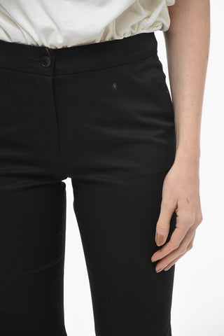 Stretch Cotton Chinos Pants with Cuffs