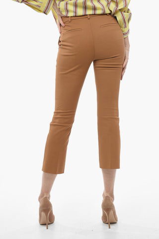 Front-pleated OBLIQUA Pants