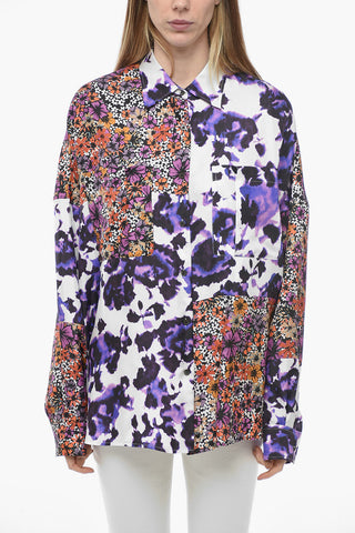 Floral Silk CASIA Shirt with Breast-pockets