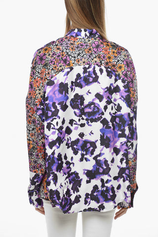 Floral Silk CASIA Shirt with Breast-pockets