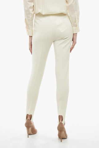 Pantaloni MANOLO in Lana Stretch con Staffe