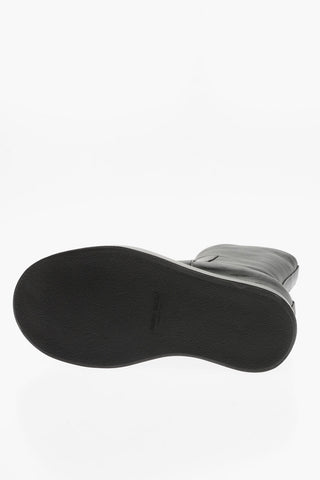 Stivaletti FRIDA in Pelle con Zip Laterale e Platform 4cm