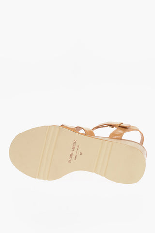 Patent Leather JUTAI Wedge Sandals 9.5cm
