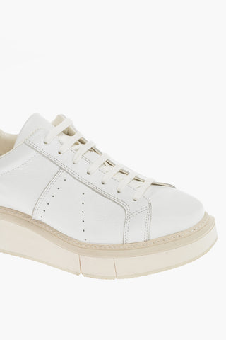 Leather DIANNE Low Top Sneakers with Embossed Logo