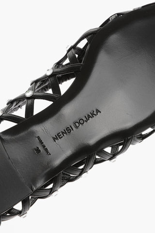 All- Over Jewels Nappa Cut-Ot Ballet Flat