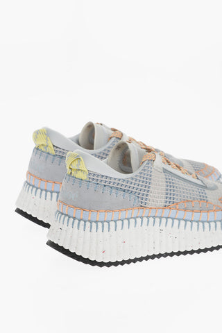 Sneakers Basse NAMA in Tessuto e Camoscio
