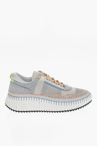 Sneakers Basse NAMA in Tessuto e Camoscio