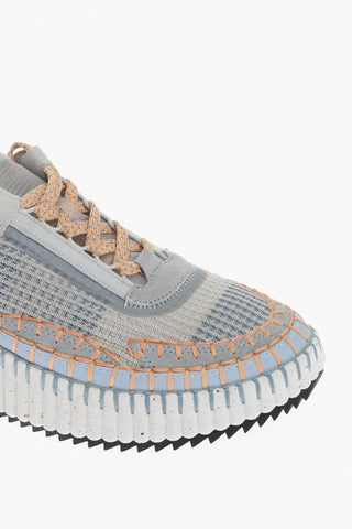 Sneakers Basse NAMA in Tessuto e Camoscio