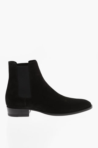 Suede Leather Chelsea Boots