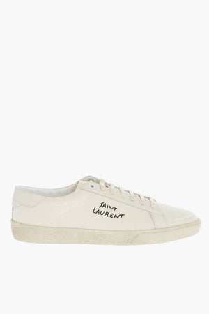 Low-Top-Sneaker Aus Stoff Mit Gesticktem Logo