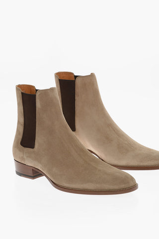 Suede Leather Chelsea Boots