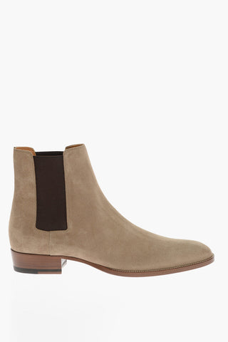 Suede Leather Chelsea Boots
