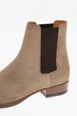 Suede Leather Chelsea Boots