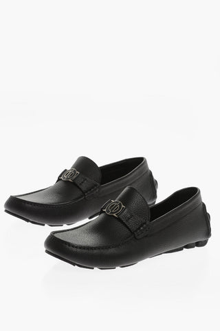 Hammered Leather ODEON Loafers