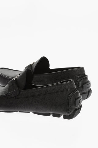 Hammered Leather ODEON Loafers