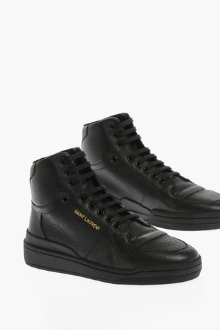 Sneakers High-Top In Pelle
