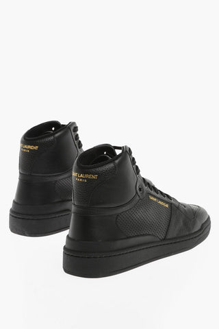 Sneakers High-Top In Pelle
