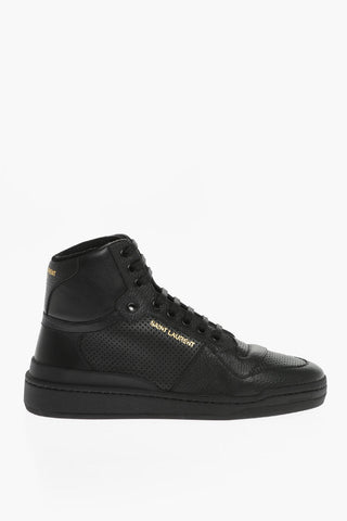 Sneakers High-Top In Pelle