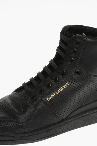 Sneakers High-Top In Pelle