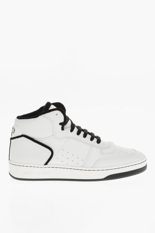 Leather Padded High-Top Sneakers