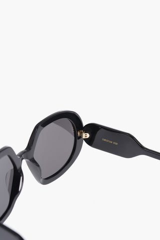 Occhiali da Sole Oversize DIOR BOBBY con Monogram Dorato