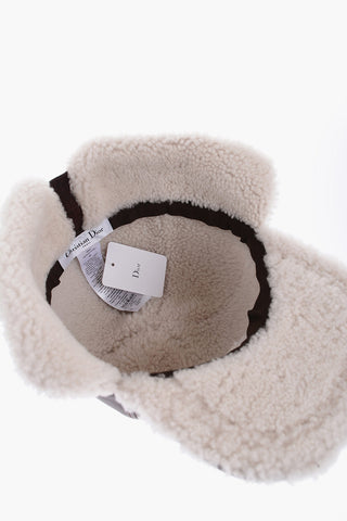 Shearling Cap with Ear Muffs