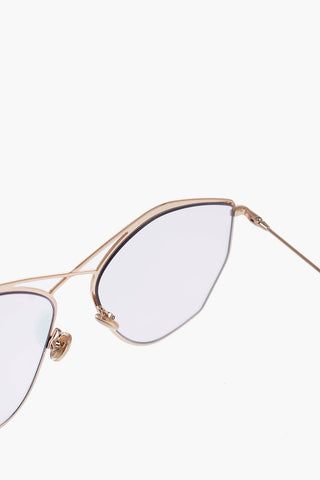 Geometric Frame and Cross Bridge STELLAIRE 4 Sunglasses