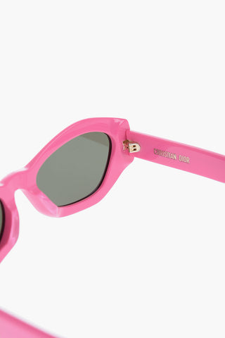 Solid Color DIOR SIGNATURE Ovale-Frame Sunglasses