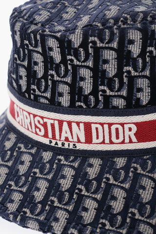 All-Over Logo Velvet Bucket Hat