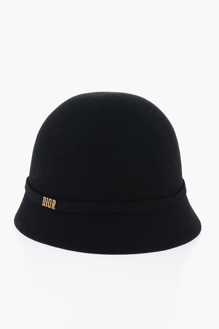 Solid Color Felt ARY Cloche Hat with Golden Logo