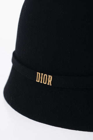 Solid Color Felt ARY Cloche Hat with Golden Logo
