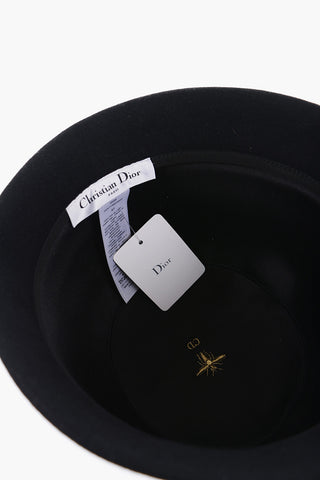 Solid Color Felt ARY Cloche Hat with Golden Logo