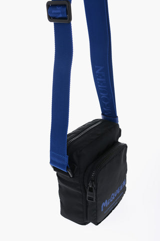 Nylon-Umhängetasche mit Logodruck