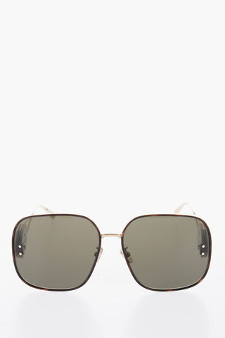tortoiseshell DIOR BOBBY Oversized Sunglasses
