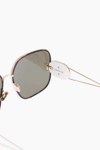 tortoiseshell DIOR BOBBY Oversized Sunglasses