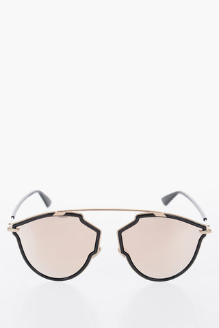 Golden-Effect Mirrored SO REAL RISE Phantos Sunglasses