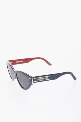 Two Tone DIOR SIGNATURE Square Sunglasses